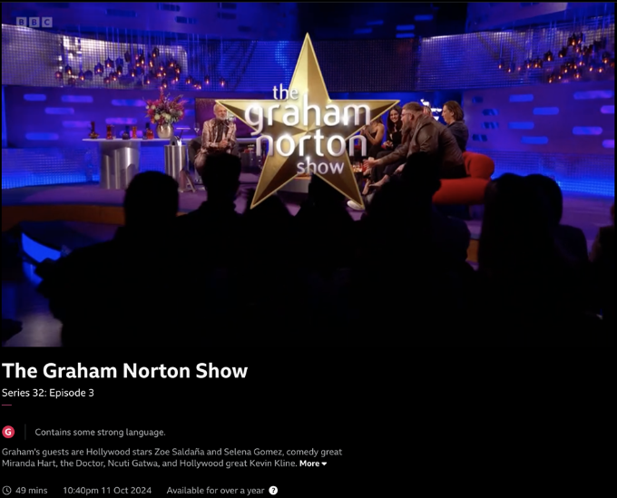 ‎Does the name of the host in a talk show title at the start of the end