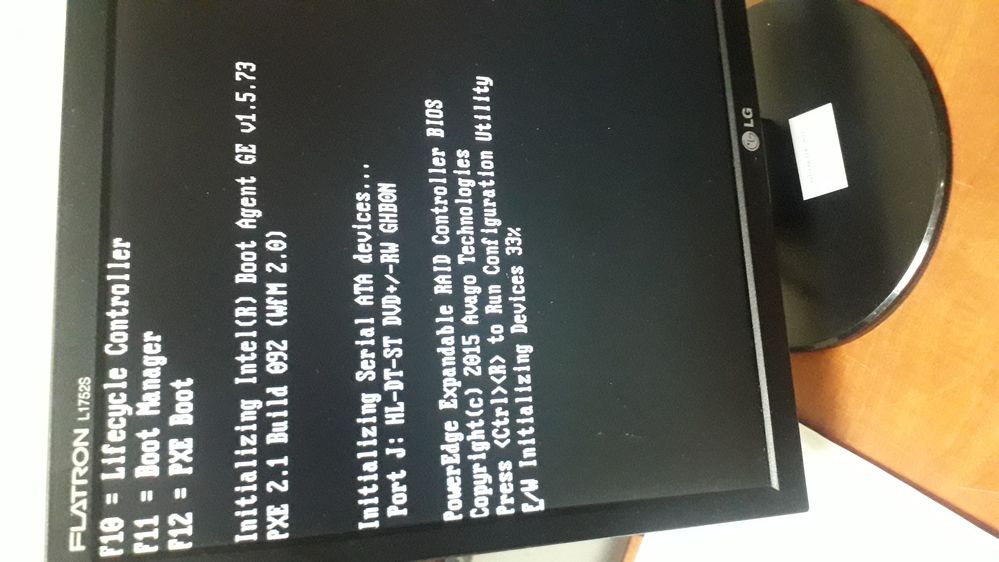 ‎Dell PowerEdge T630 stuck at Initializing Devices 99% | DELL Technologies