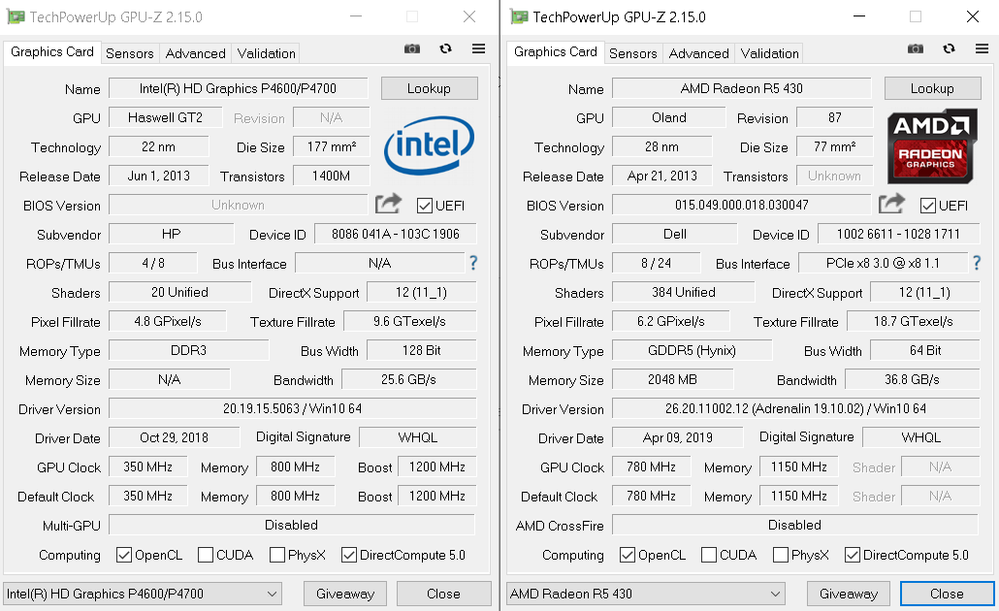 Radeon r5 430 discount 2gb