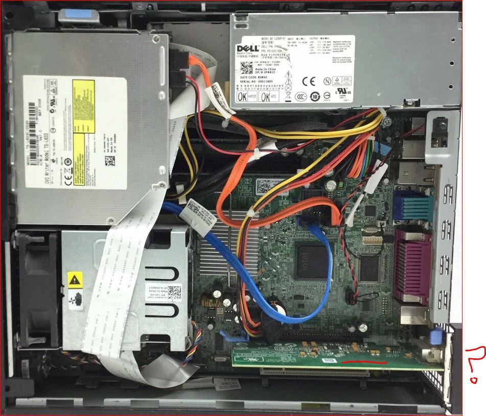 Dell optiplex 780 video on sale card