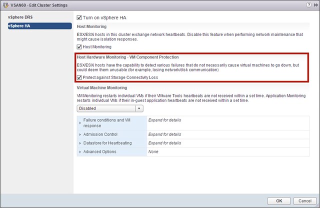 HA in vSphere 6.0