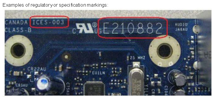UL MARKINGS