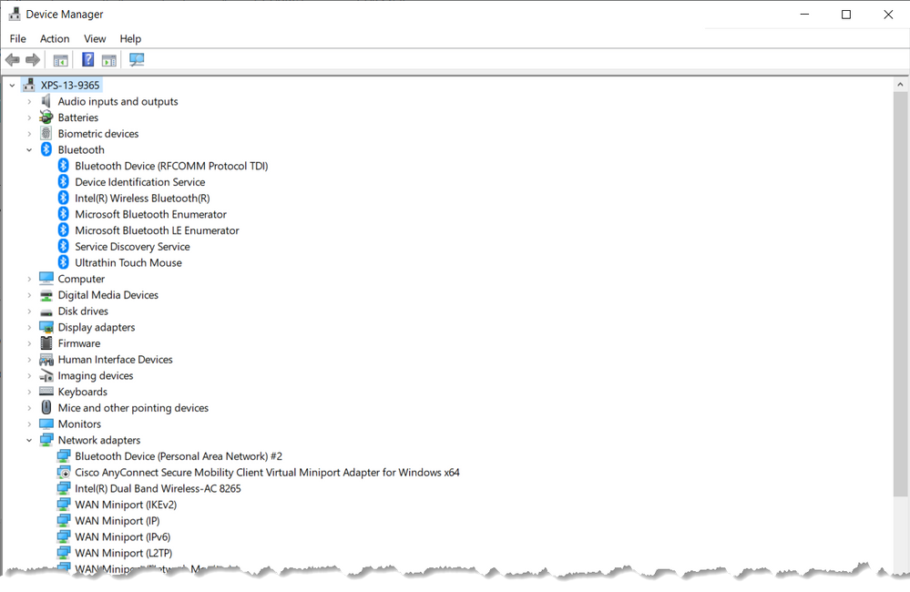 XPS 13 9365 Bluetooth completely disabled DELL Technologies