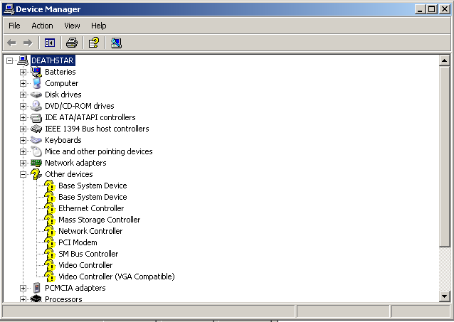 Драйвер на ethernet-контроллер windows xp