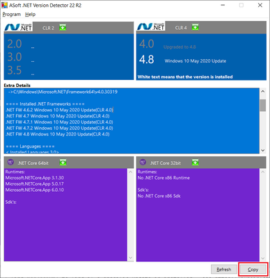 ASoft NET Version Detector v22 R2 Copy Output to Clipboard 03 Nov 2022.png