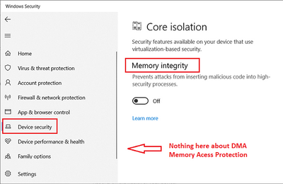 Win 10 Pro v21H2 Settings Windows Security Device Security Core Isolation EDITED 04 Sep 2022.png