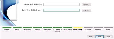 Avamar windows cluster configuration wizard