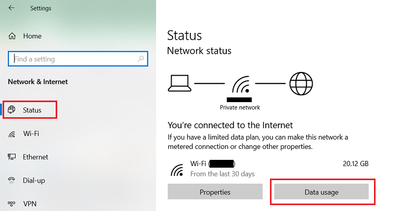 Win 10 Pro v21H2 Settings Network and Internet Data Status 30 Oct 2022.png