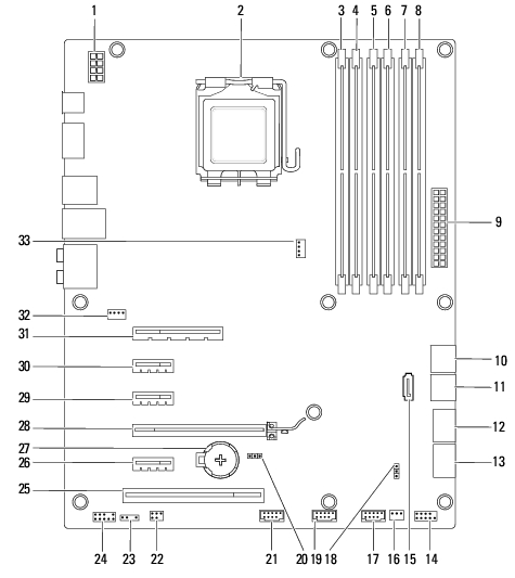 Dell studio xps hot sale 8100 motherboard