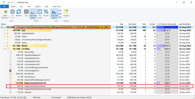 Dell SupportAssist v3_11_4 SupportAssistClientUI_exe in Program Files WindowsApps 28 Aug 2022.png