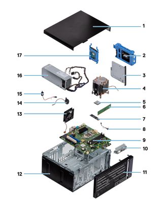 OptiPlex 7080 Tower - Replacing the PSU | DELL Technologies OptiPlex 7080 Tower - Replacing the PSU | DELL Technologies