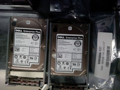 replacement drive next to original drive