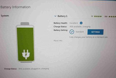 Latitude 5400 powerfailure on unplug from AC adapter amber