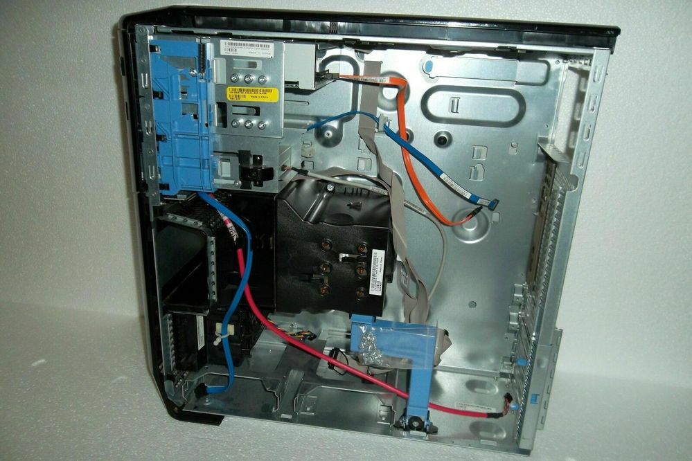 case with board removed