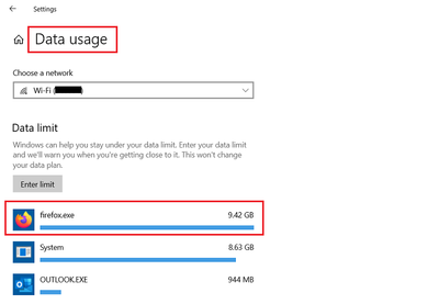 Win 10 Pro v21H2 Settings Network and Internet Data Usage 30 Oct 2022.png