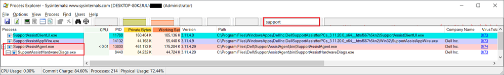 Process Explorer v16_43 SupportAssist v2_11_4_29 SA Named Files Only 20 Aug 2022.png