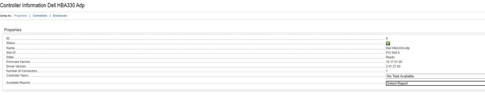 From dell server manager