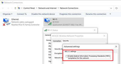 Win 10 Pro v21H2 Control Panel Wireless Network Connection FIPS Disabled 05 Jun 2022.png