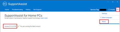Dell SupportAssist v3_10_4 Settings About 23 Nov 2021.png