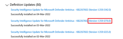 Win 10 Pro v21H2 Windows Update History MS Defender Virus Def Update v1_359_1276_0 03 Mar 2022.png