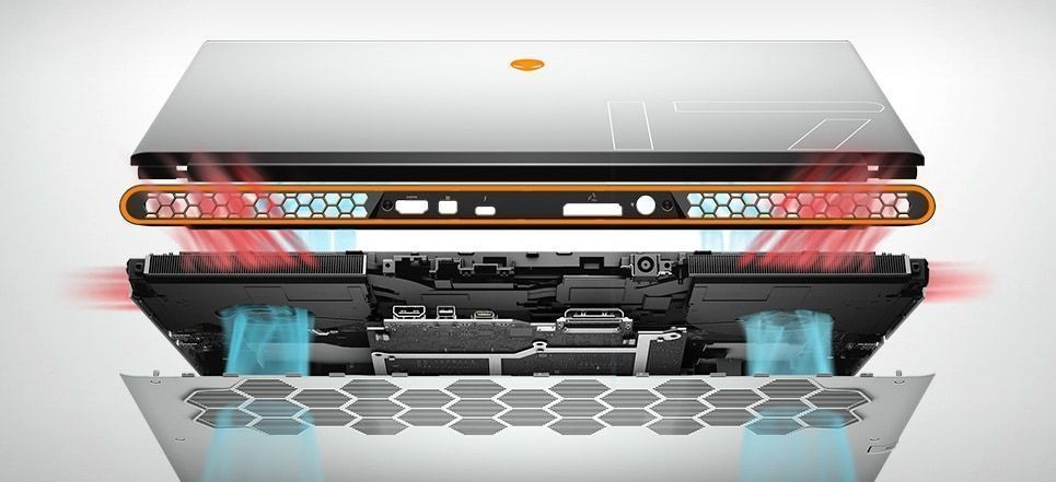 Dell Alienware 17inch air flow