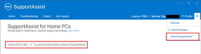 Dell SupportAssist v3_8_0_108 Check Current Version 07 Dec 2020.png