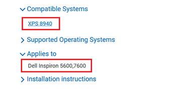 Dell XPS 8940 BIOS v2_7_0 Applies To Wrong Model Numbers 25 Jun 2022.png