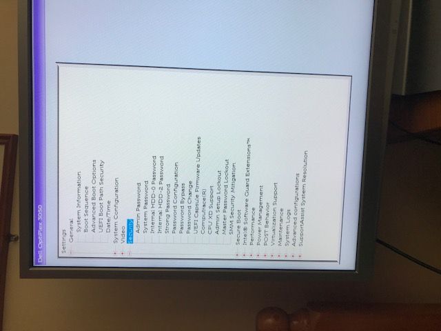 Optiplex 3050 Mini Tower - TPM disappeared from BIOS | DELL 