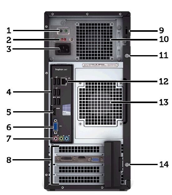 U2715H, Inspiron 3847 desktop, port question | DELL Technologies