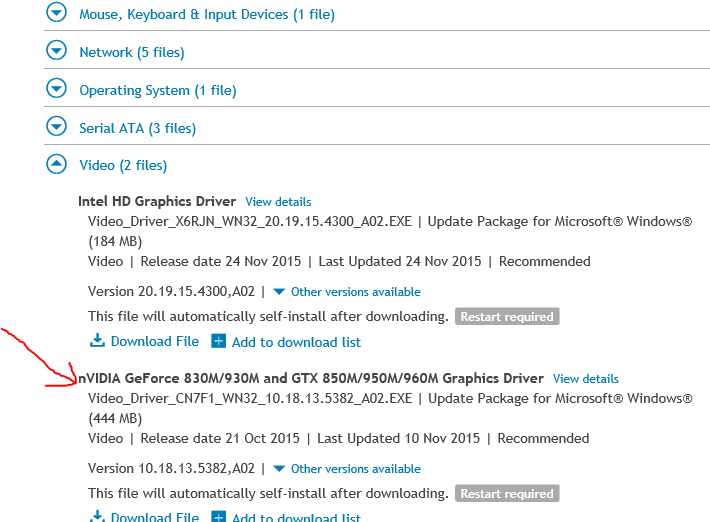 Geforce gtx 850m driver windows online 10