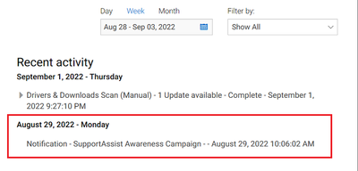 SupportAssist v3_11_4 History Notificaton - SA Awareness Campaign on 29 Aug 2022.png