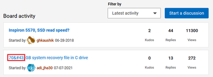 Dell Forum Alternate Characters Not Displayed Correctly in Topic Titles 24 Jul 2021.png