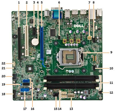 Optiplex on sale 7020 motherboard