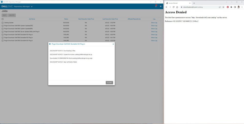 Dell DRM and direct download site failure