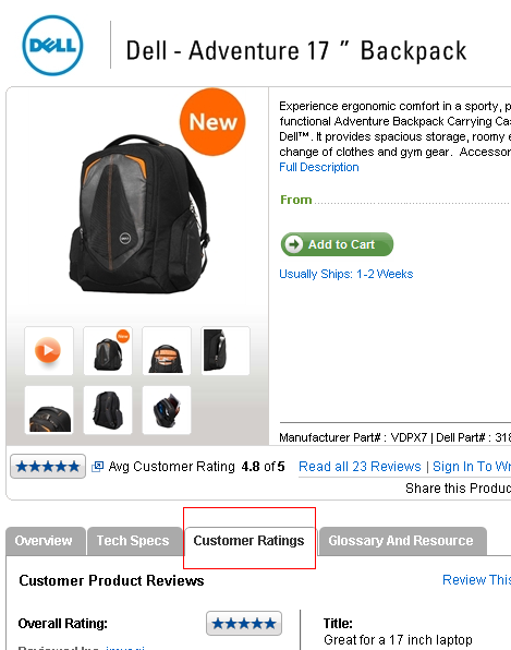 Dell adventure clearance backpack