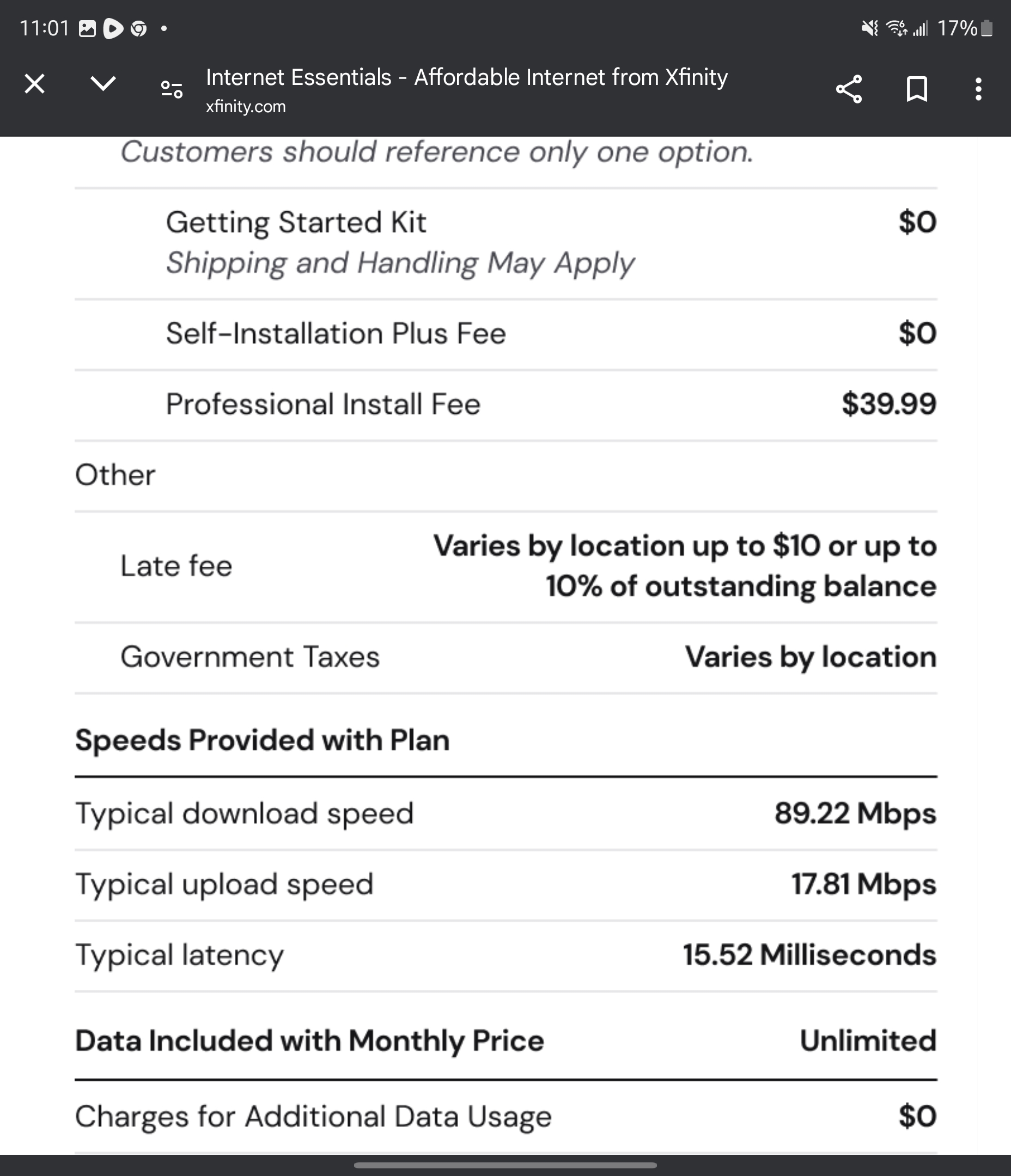 Deinternet Essentials Xfinity Pay Bill - 04ogses