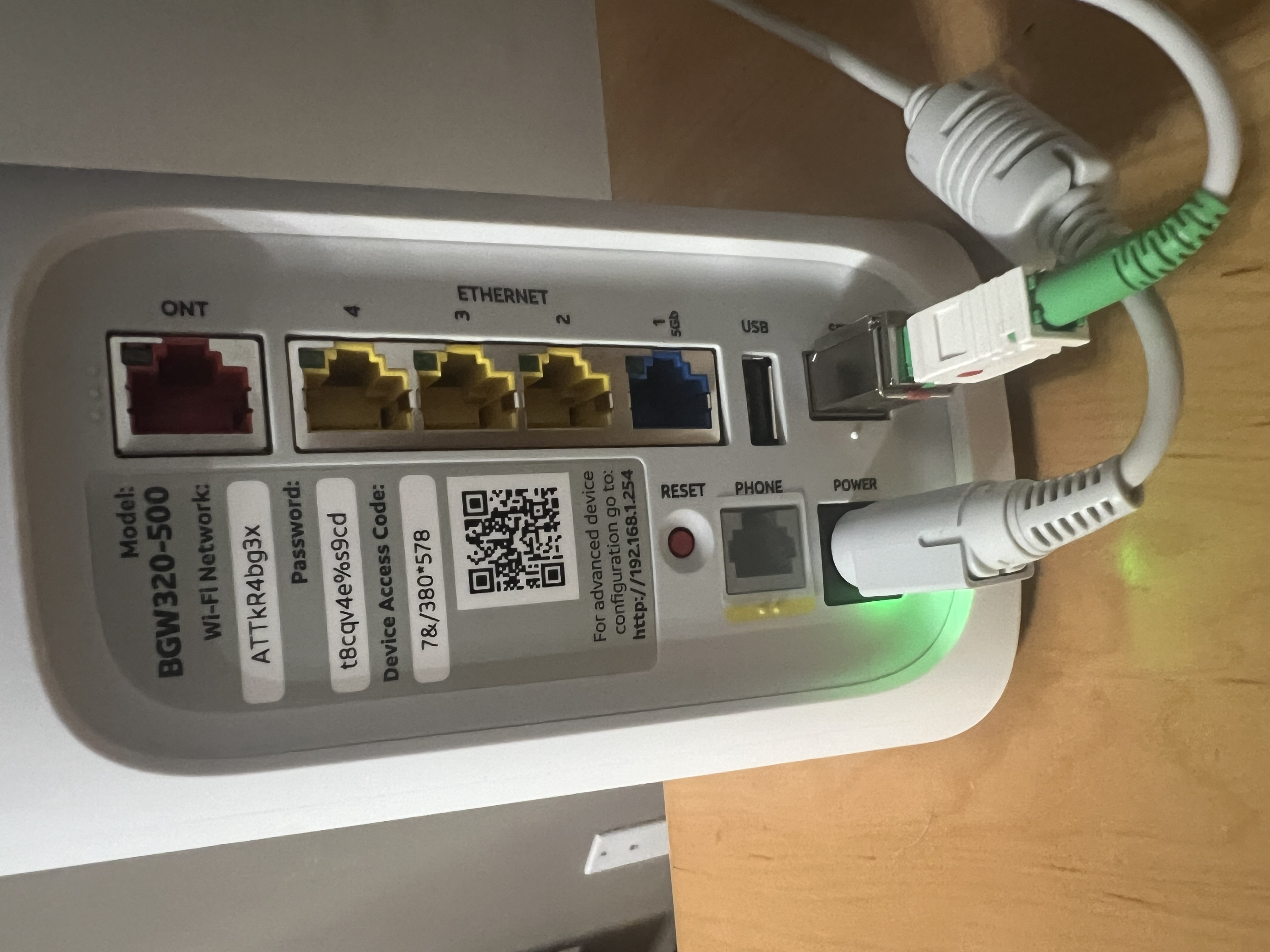 At T Fiber Bridge Mode Bgw320 89 - tzg2aiu